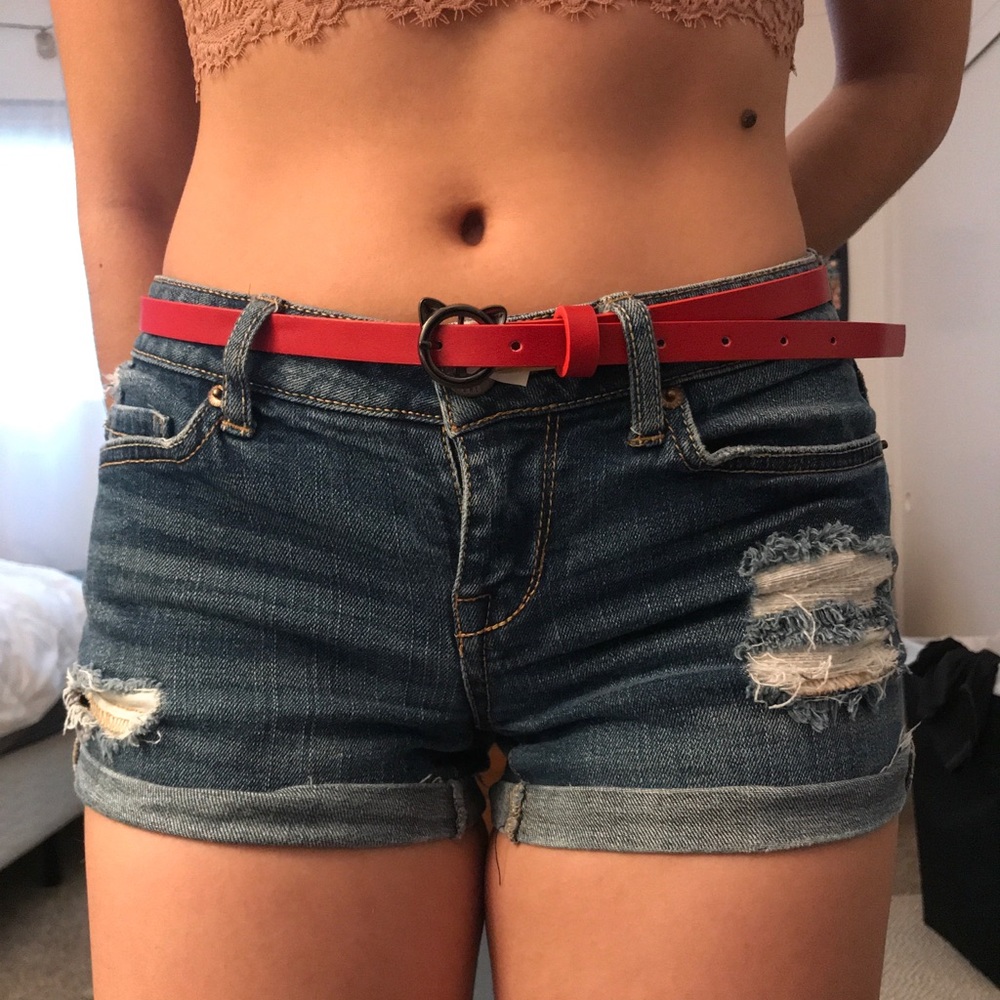 Red cat belt